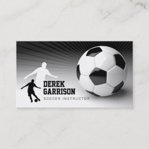 Tarjeta De Visita Instructor de fútbol   Coach