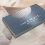 Tarjeta De Visita Instructor de golf Dusty Blue Professional Sport<br><div class="desc">Instructor de golf Dusty Blue Professional Sport Cards.</div>