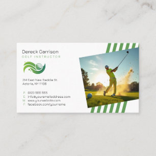 Tarjeta De Visita Instructor de golf   Profesora profesional