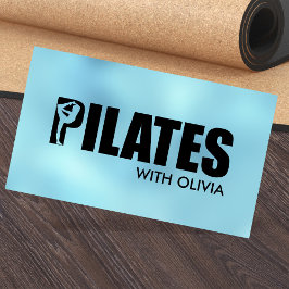 Tarjeta De Visita Instructor de Guay Minimal Pilates