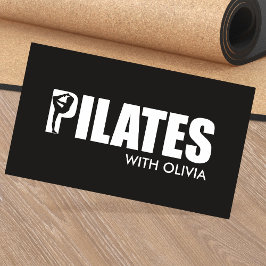 Tarjeta De Visita Instructor de Guay Minimal Pilates