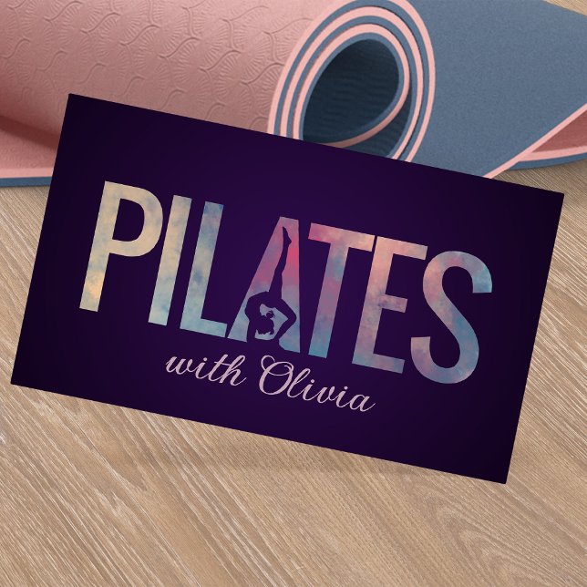 Tarjeta De Visita Instructor de Guay Minimal Pilates (Subido por el creador)
