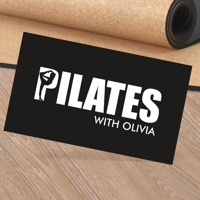 Tarjeta De Visita Instructor de Guay Minimal Pilates (Subido por el creador)