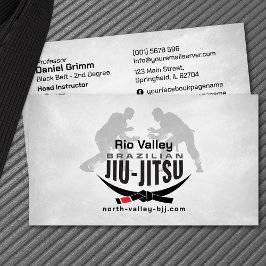 Tarjeta De Visita Instructor de Jiu-Jitsu de Brasil