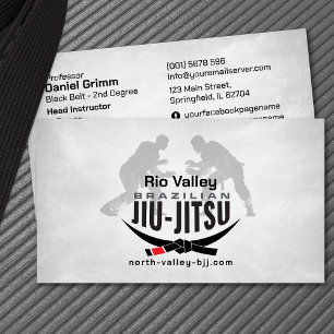 Tarjeta De Visita Instructor de Jiu-Jitsu de Brasil