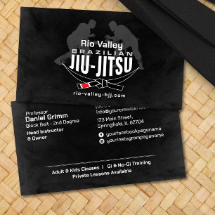 Tarjeta De Visita Instructor de Jiu-Jitsu de Brasil