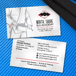Tarjeta De Visita Instructor de Jiu-Jitsu de Brasil