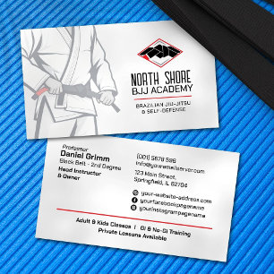 Tarjeta De Visita Instructor de Jiu-Jitsu de Brasil