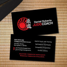 Instructor de Judo - Kanji y Sol Naciente