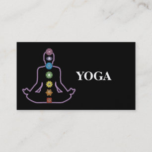 Tarjeta De Visita Instructor de la yoga