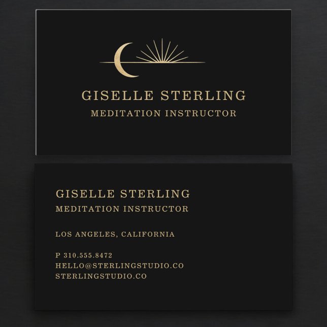 Tarjeta De Visita Instructor de Meditación (Subido por el creador)