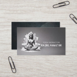 Tarjeta De Visita Instructor de Meditación de Yoga Maestro de Reiki