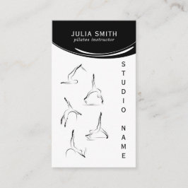 Tarjeta De Visita Instructor de Pilates