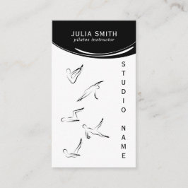 Tarjeta De Visita Instructor de Pilates