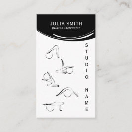 Tarjeta De Visita Instructor de Pilates