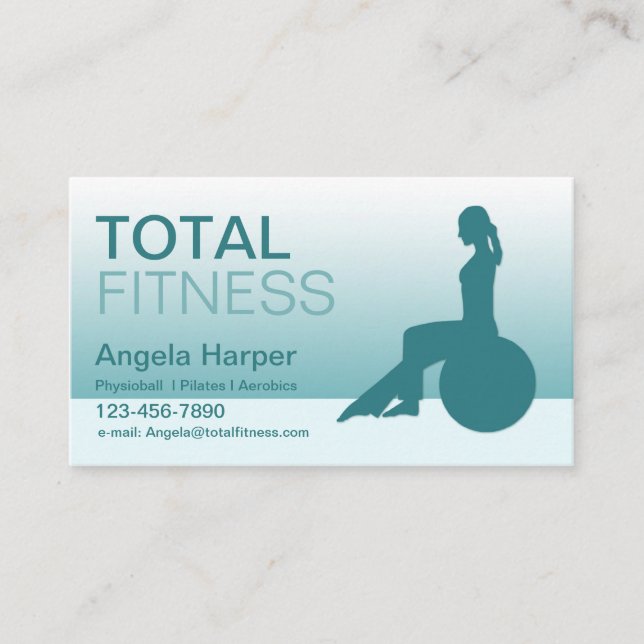 Tarjeta De Visita Instructor de Pilates (Anverso)