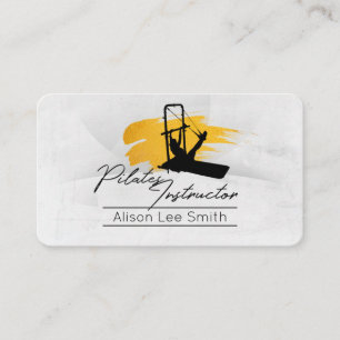 Tarjeta De Visita Instructor de Pilates