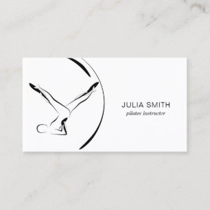 Tarjeta De Visita Instructor de Pilates