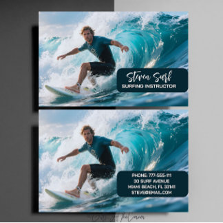 Tarjeta De Visita Instructor de Surf