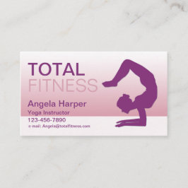 Tarjeta De Visita Instructor de yoga