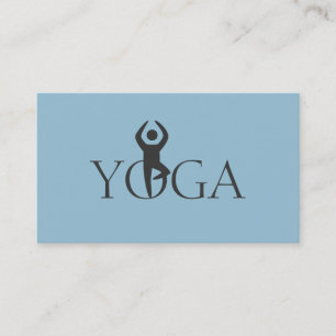 Tarjeta De Visita Instructor de yoga, clases