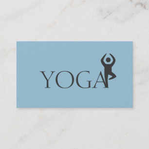 Tarjeta De Visita Instructor de yoga, clases