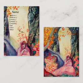 Tarjeta De Visita Instructor de Yoga GOLDEN DREAM, Jardín Zen de Med