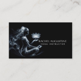 Tarjeta De Visita Instructor de Yoga Lotus Meditation Pose GIGHT Mis
