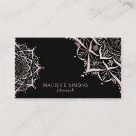 Tarjeta De Visita Instructor de yoga Mandala entrenador de la vida d