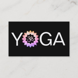 Tarjeta De Visita *~* Instructor de Yoga Mandala Lotus para profesor