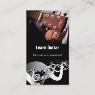 Tarjeta De Visita Instructor del 🎸 de la guitarra