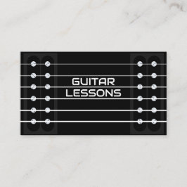 Tarjeta De Visita Instructor Guitarista de Música de Guitarra