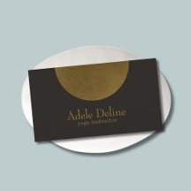 Instructor minimalista de Yoga Gris Oscuro de Cobr