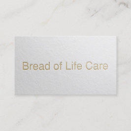 Tarjeta De Visita Instructor mínimo de yoga en blanco y Grabado en r