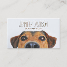 Tarjeta De Visita Instructor Perro Personalizado