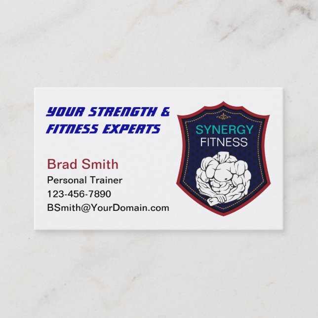 Tarjeta De Visita Instructor personal (Anverso)