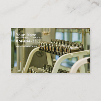 Tarjeta De Visita Instructor personal