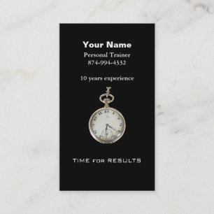 Tarjeta De Visita Instructor personal