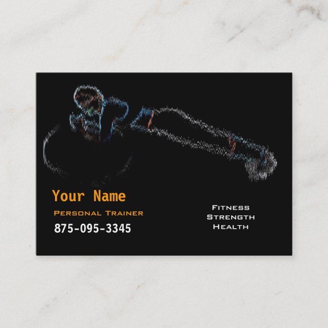 Tarjeta De Visita Instructor personal (Anverso)