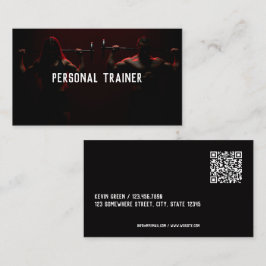 Tarjeta De Visita Instructor personal de código de exploración