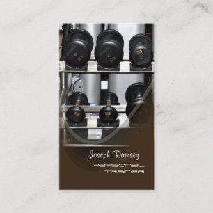 Tarjeta De Visita Instructor personal de PixDezines