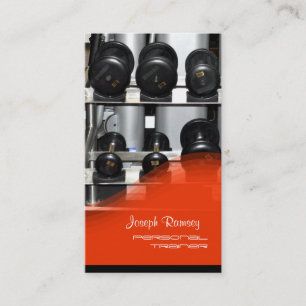 Tarjeta De Visita Instructor personal de PixDezines