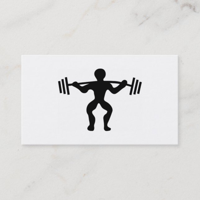 Tarjeta De Visita Instructor/Weightlifter (Anverso)