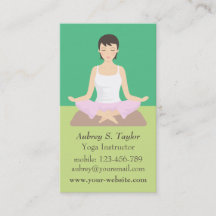 Instructora de Yoga Femenina Meditación Relajante