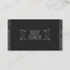 Tarjeta De Visita Instructores de golf e instructores de enseñanza