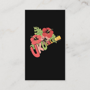 Tarjeta De Visita Instrumento de guitarra musical tropical Ucrania h