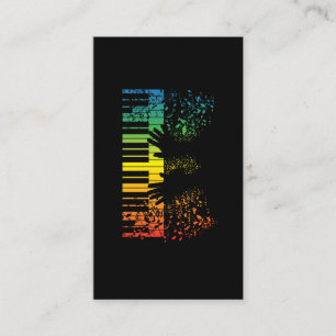 Tarjeta De Visita Instrumento del músico de la música del regalo d