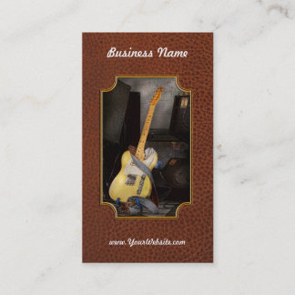 Tarjeta De Visita Instrumento - guitarra - que juega en una banda