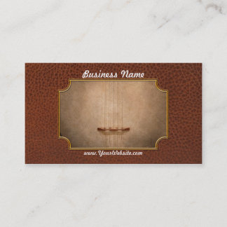 Tarjeta De Visita Instrumento - secuencia - banjo del amor de I