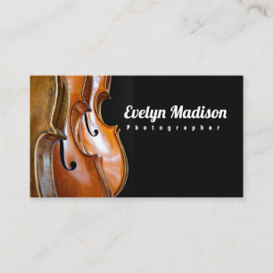 Tarjeta De Visita instrumentos musicales cello y7567